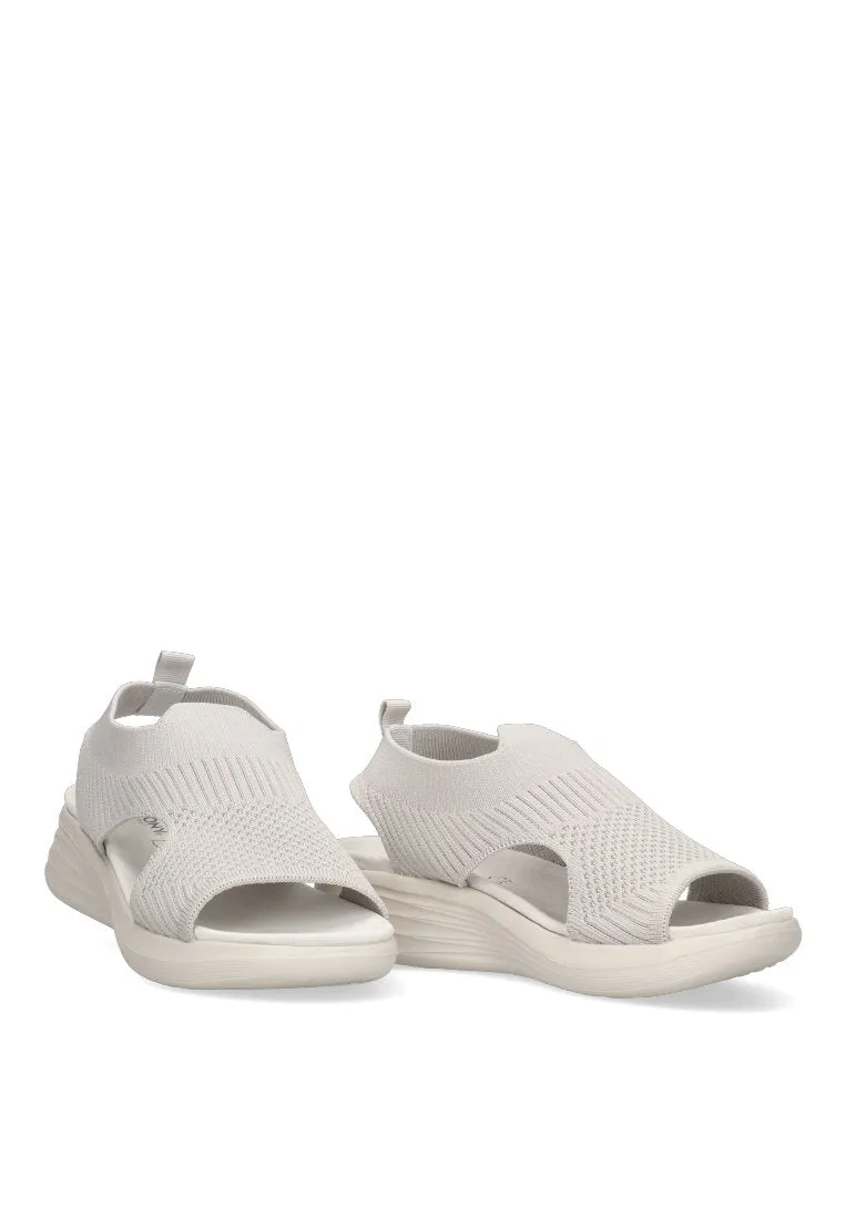 SANDALIA ELASTICA ARMONY ESTRETA 41010 MUJER, GRIS